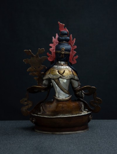 White Tara- 8 inch Part-Silver 