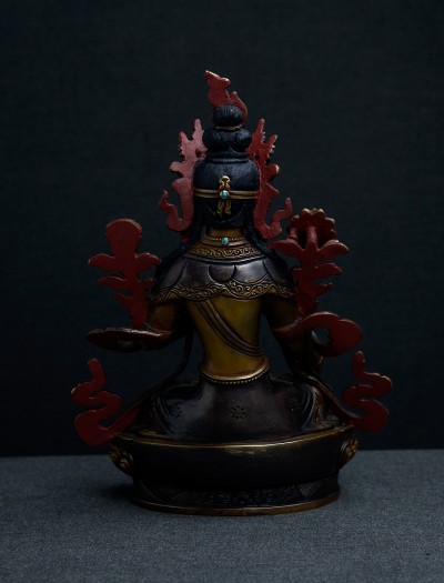 White Tara- 8 inch Copper two-toned oxidized